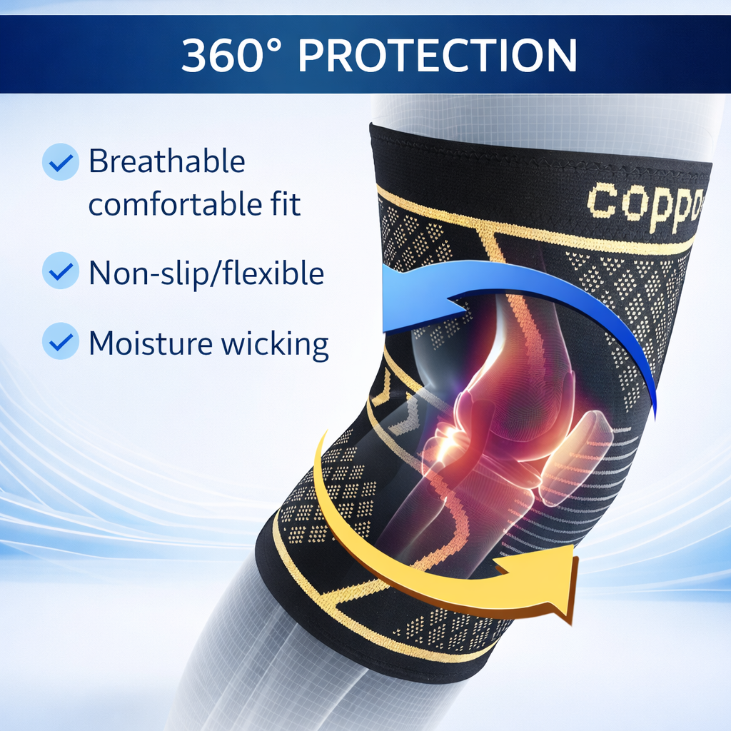 Nurevon™ Copper Compression Knee Sleeve