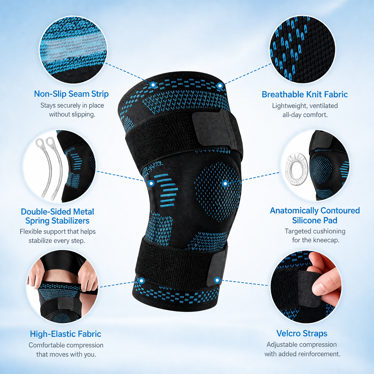 Nurevon™ Adjustable Meniscus Knee Brace