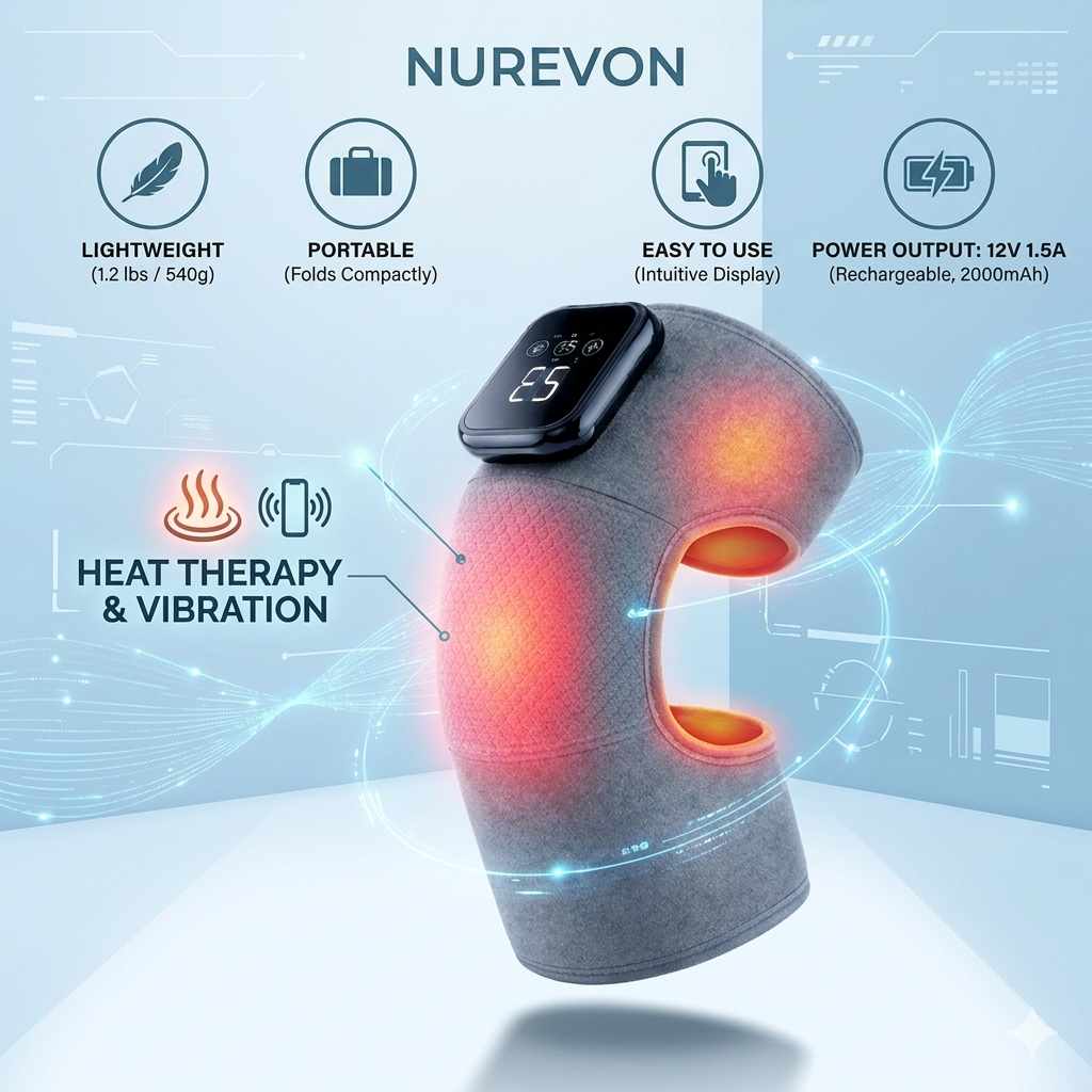 Nurevon™ Heated Knee Support Wrap